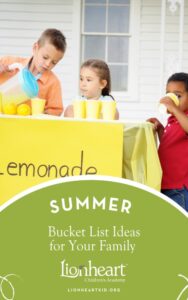 The kid providing lemonade in summer