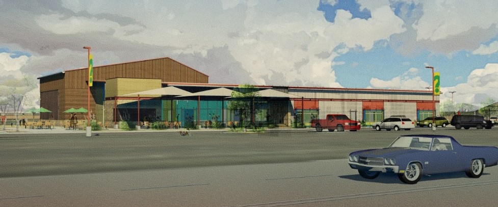 Architectural rendering of Lionheart Children’s Academy at Eagles View Church in Fort Worth, Texas