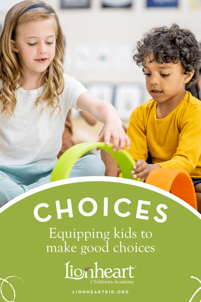 Equipping kids to make good choices pinterest pin