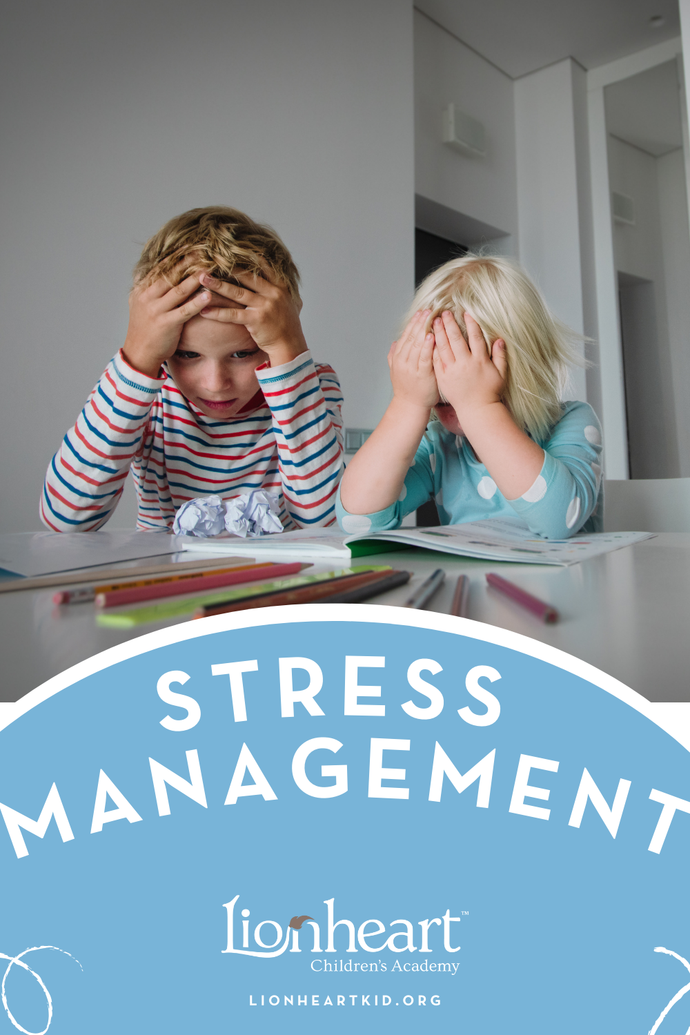 School-age kids and toddlers showing signs of stress