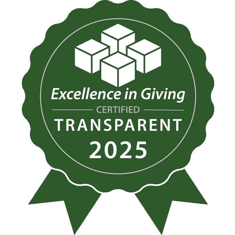 Excellence in Giving certification banner
